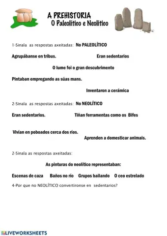 Repasamo prehistoria