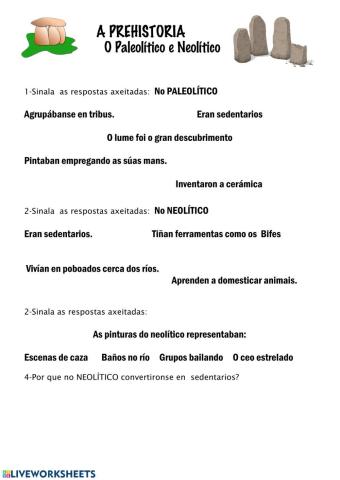 Repasamo prehistoria