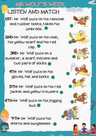 Mr Wolf-s week clothes and weather