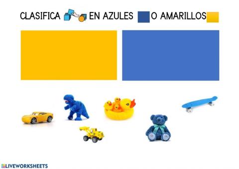 Clasificación por colores
