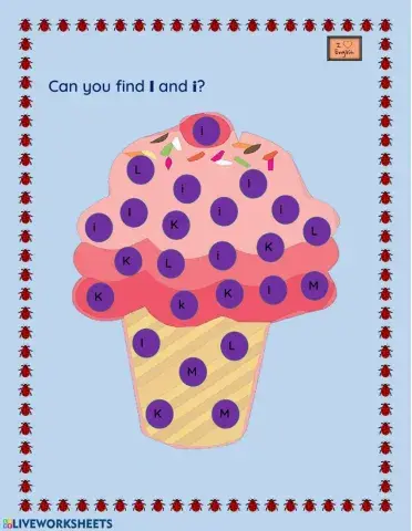 Letter I recognition