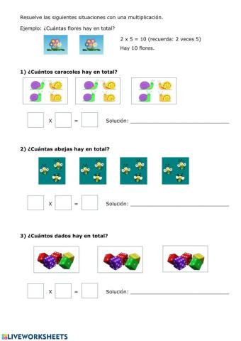 Problemas de multiplicaciones