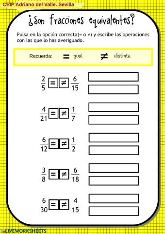 Fracciones equivalentes2