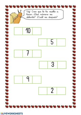 Anterior y posterior