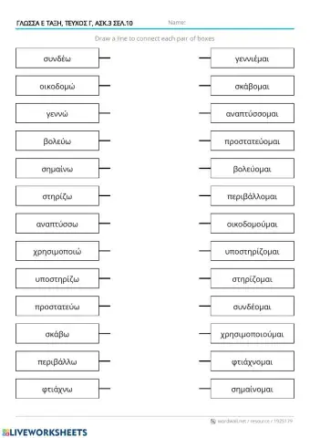 Ενεργητική και Παθητική Φωνή