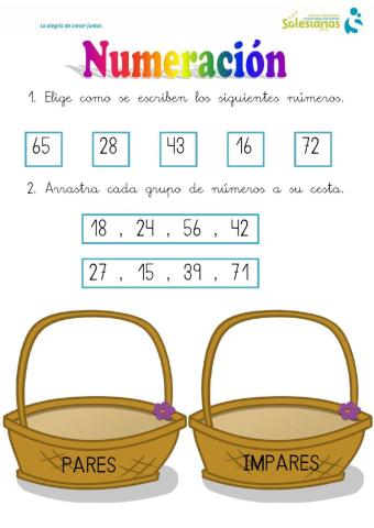 Numeración 1º