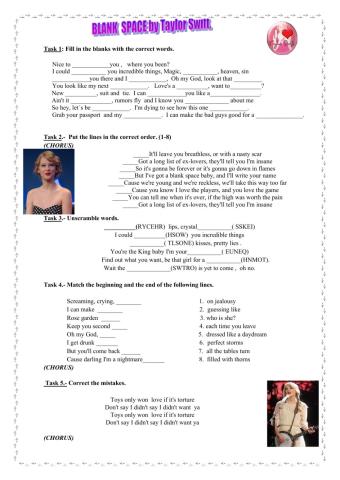 Black space taylor swift