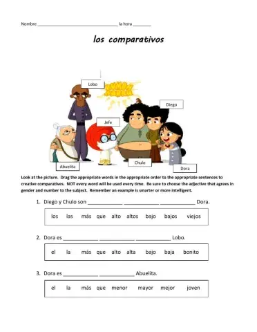 Comparatives and superlatives