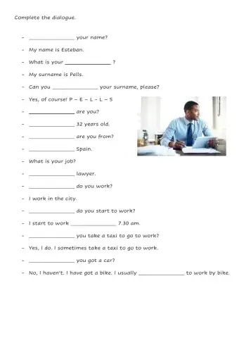 Giving personal information