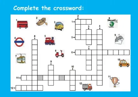 Transport crossword