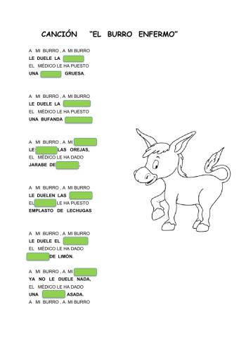Mi burro enfermo