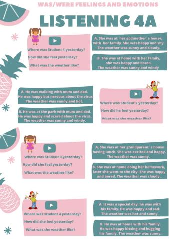 Listening about Yesterday A