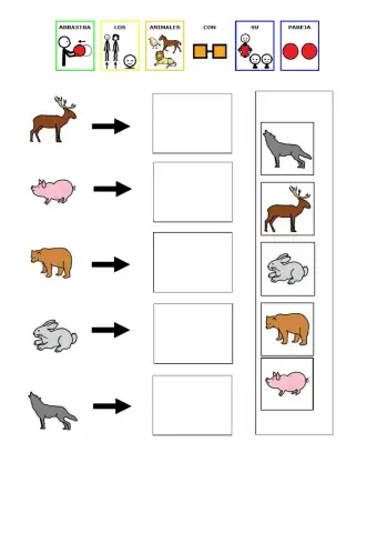 Animales cuento ¡qué viene el lobo!