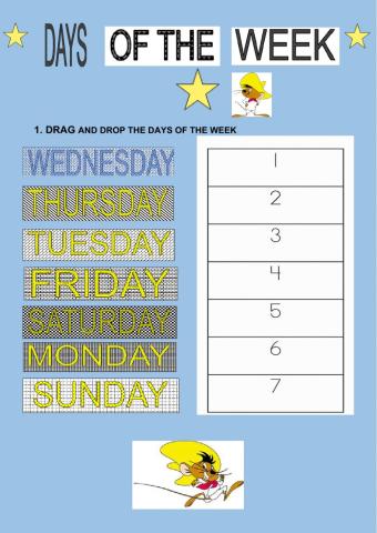 Days of the week