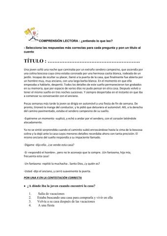 Comprensión lectora