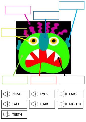 Go away big green monster face