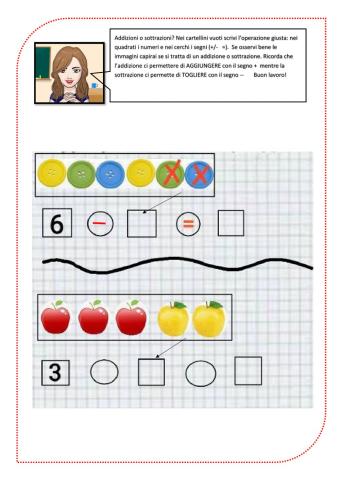 addizione o sottrazione
