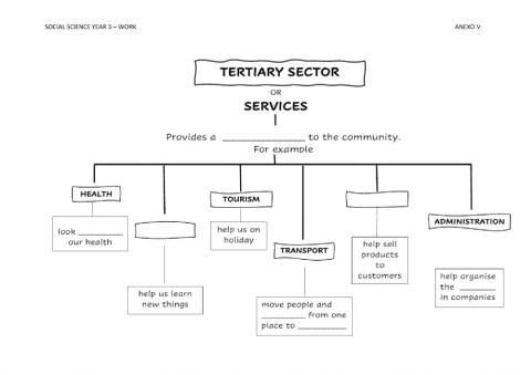 Tertiary sector diagram
