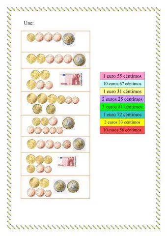 Contamos euros y céntimos