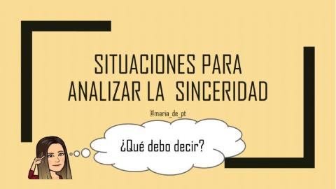 Empatía - sinceridad