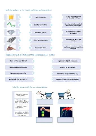 Ficha natural forces and materials