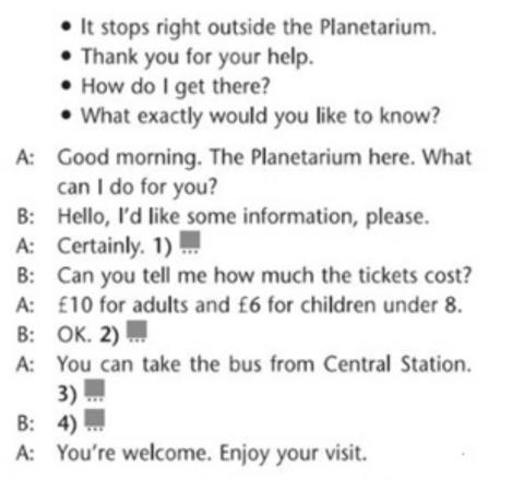 Asking and giving information