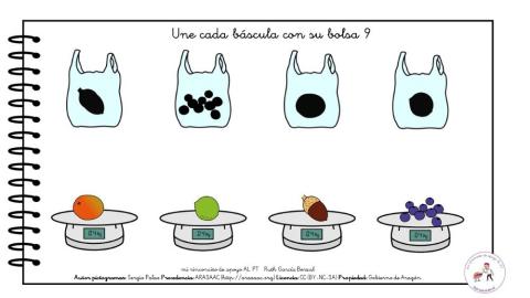 Las frutas: relaciona fondo-figura 9