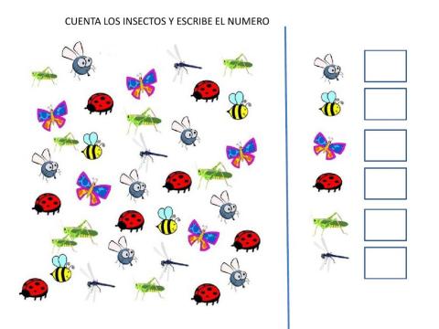 Cuenta y escribe