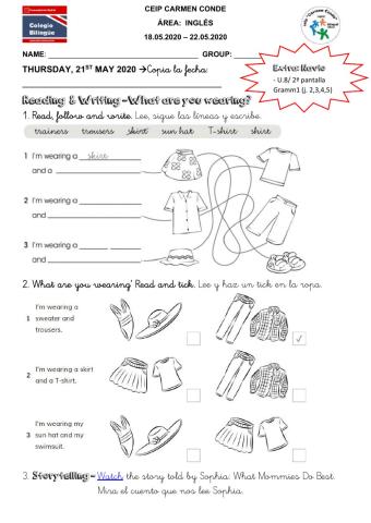 English - Jueves 21.05