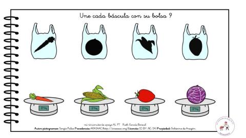 Las verduras: relaciona fondo-figura 9