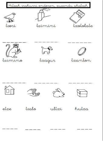 Tx zuzendu gaizki dagoena