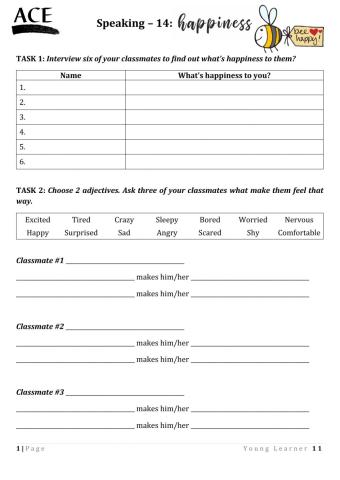 Speaking - Happiness