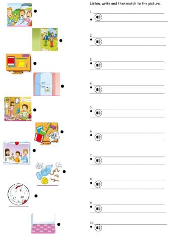 Vocabulary listening