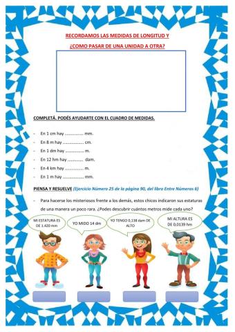 Recordamos Medidas y conversion