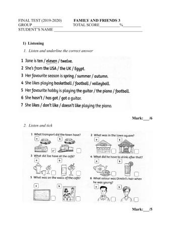 Family and Friends 3