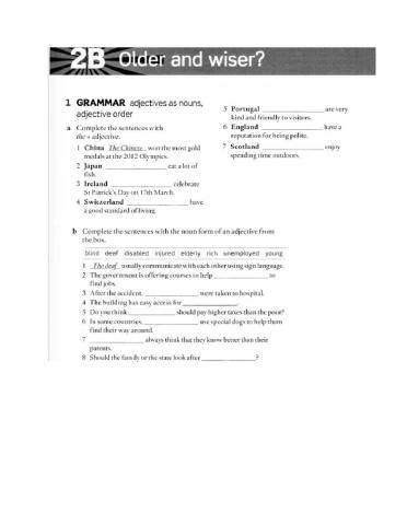 Nouns and Adjectives