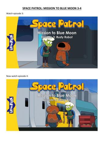 Space patrol:Mission to Blue Moon 3-4