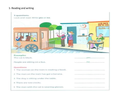 Reading and writing 1