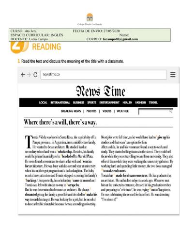 Reading Comprehension