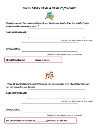 Problemas para 3º 1