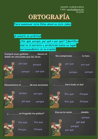 Ortografia ¿por qué?