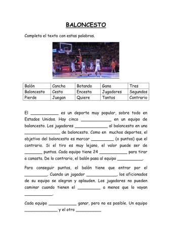 El baloncesto