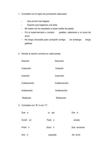 Reglas ortográficas