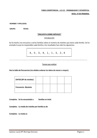 Probabilidad,media y moda