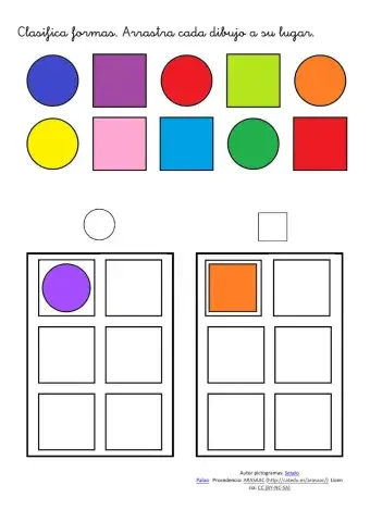 Clasifica formas