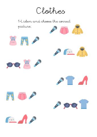 CLOTHES 1ST GRADE