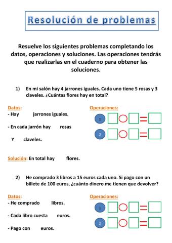 Resolución de problemas 3