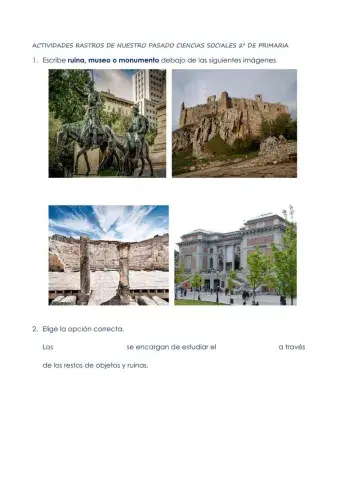 Los restos de nuestro pasado