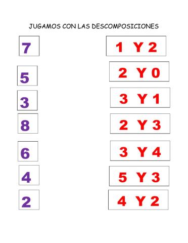Juego de descomposición