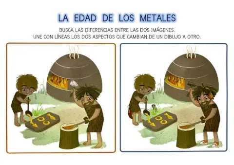 La edad de los metales. Diferencias.